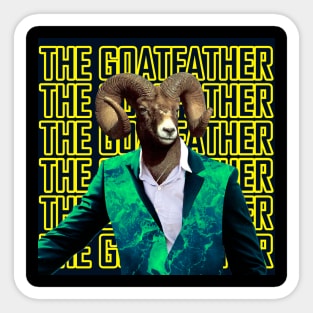 The Goatfather Streetwear Sticker